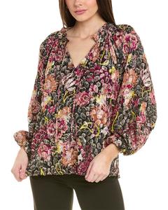 Блуза Kobi Halperin August Metallic Clip Dot, черный