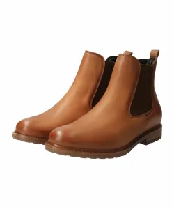 Ботильоны из натуральной кожи с боковыми вставками