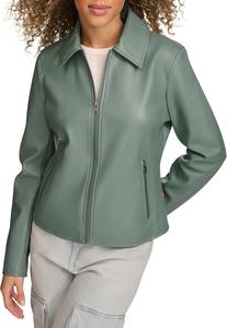 Женская куртка-гонщица Levi's с отложным воротником, Dark Forest