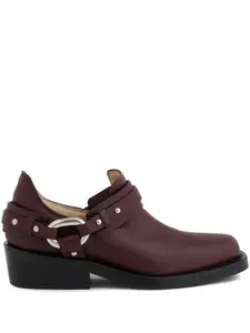 Байкерские ботинки XL Link на щиколотке Rabanne, красный