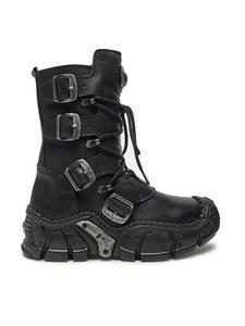 Ботинки на шнуровке New Rock, черный
