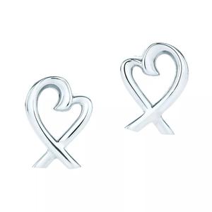 Серьги Tiffany & Co. x Paloma Picasso Loving Heart, серебро