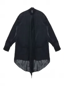 Атласное платье Jenna Ann Demeulemeester, черный