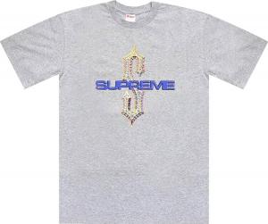 Футболка Supreme Diamonds Tee 'Heather Grey', серый