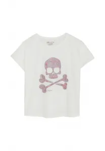 Футболка с принтом черепа льва Scalpers, White