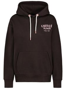Темно-коричневая толстовка с капюшоном Sublevel