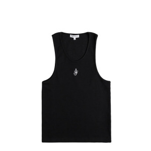 Футболка Jw Anderson Anchor Embroidery Tank Top JW Anderson, черный