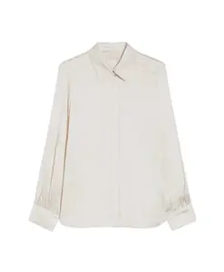 Классическая блузка Cremona молочного цвета Iblues, белый