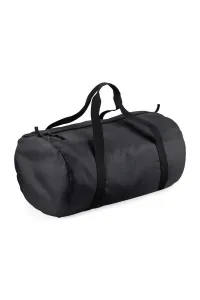 Водонепроницаемая дорожная сумка Packaway Barrel Bag / Duffle (32 литра) Bagbase, черный