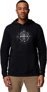 Columbia мужская толстовка с капюшоном PHG Topo Hunt, Black/Shark Topo Hunt