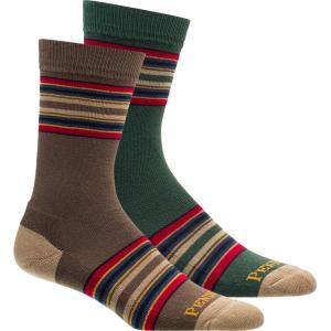Носки Pendleton Yakima Stripe Pendleton, Mineral Umber/Green Heather