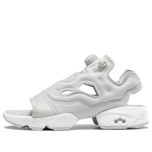 Кроссовки instapump fury 'grey white' Reebok, серый