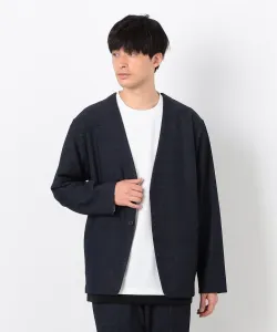 Куртка без воротника из трикотажа, напоминающего джинсовую ткань (подходит для различных вариантов экипировки) Comme Ca Ism, цвет Navy