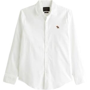 Abercrombie＆Fitch Мужская белая рубашка