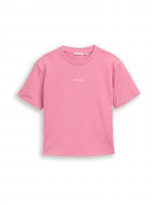 TOM TAILOR DENIM Футболка в цвете орхидеи