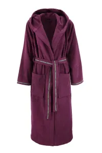 Женский халат Bruno Banani "Danny" (1 шт.), с полосками с логотипом, из 100% хлопка, XS-3XL, цвет Beere