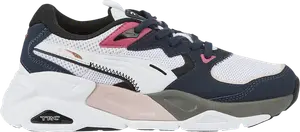 Кроссовки Puma Wmns TRC Mira Block White Parisian Night, белый