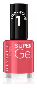 Покрытие ногтей гель-лаком без использования УФ/LED лампы Rimmel Super Gel, оттенок 032 Cocktail Passion 12 мл