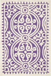 SAFAVIEH Cambridge коллекция ковер 61 x 92 см Purple / Ivory CAM123K ручной работы марокканский премиум шерсть