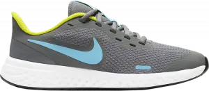 Кроссовки Nike Revolution 5 GS 'Smoke Grey Chlorine Blue', серый