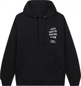 Худи Anti Social Social Club North America Hoodie 'Black', черный