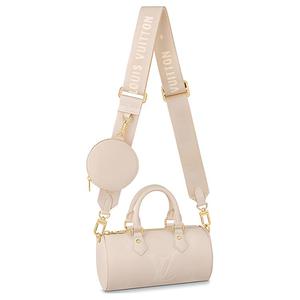 Футболка Bb Papillon с тиснением кремово-бежевая LOUIS VUITTON