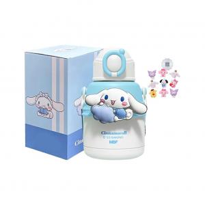 Hello kitty термостакан из нержавеющей стали 600 мл Sanrio, Cinnamoroll[Free Random 3D Sticker Included]