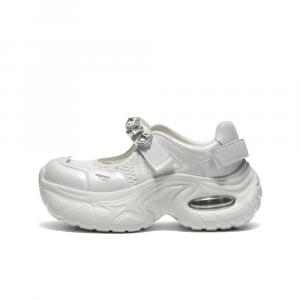 BELLE Белые женские туфли Мэри Джейн на платформе, цвет White