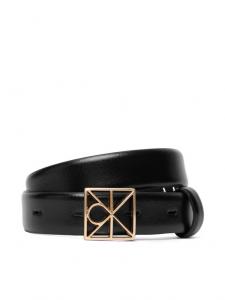 Женский ремень Emblem Buckle 25Mm Fixed Smooth LV04F7072G Calvin Klein, черный