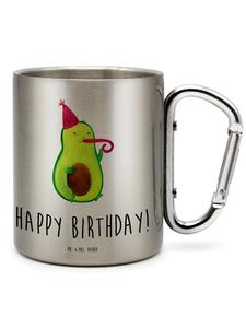 Кружка в форме авокадо на день рождения с серебряной надписью Mr. & Mrs. Panda