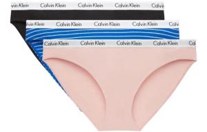 Женские трусики 3 шт Calvin Klein, розовый