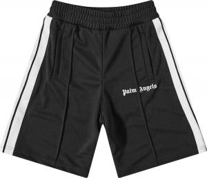 Шорты Palm Angels Classic Track Shorts 'Black/White', черный