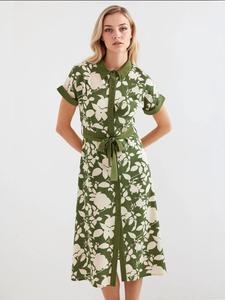 Платье-рубашка Bigdart, хаки