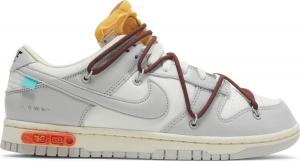 Кроссовки Nike Off-White x Dunk Low 'Lot 46 of 50', белый
