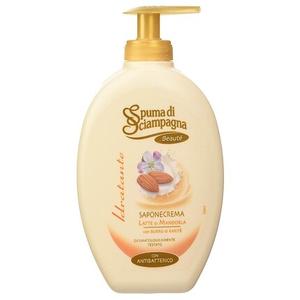 Жидкое мыло Saponecrema с нейтральным pH, миндальным молоком и маслом ши, 13,53 жидких унций, Spuma Di Sciampagna