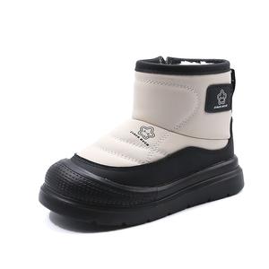 Нескользящие, износостойкие, дышащие детские ботинки средней высоты для детей от 3 до 7 лет Bull Thunder, черный