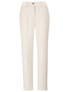 MADELEINE Брюки плиссе из шерсти, белые