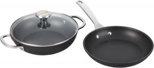 Набор посуды Le Creuset Toughened Antistick Pro, 2 предмета, черный