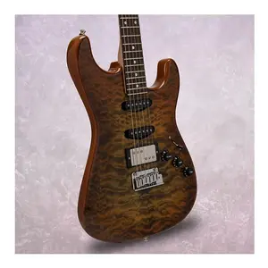 Fender S24 с ручной окраской из кленового шпона Bengal Burst Strat NOS, гриф из розового дерева, мастеровая сборка Дэвидом Брауном