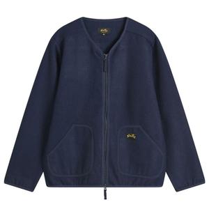 Кардиган из шерстяного флиса Stan Ray, Navy Heather