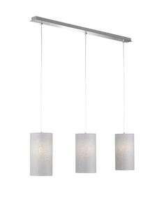 Настольная лампа Fischer & Honsel серый, хромированный ширина/высота: 110/150 см