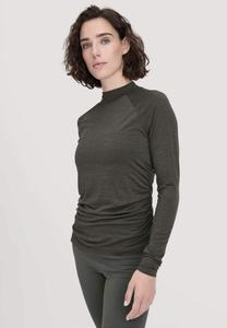Топ Hessnatur Long sleeved top, Tannengrün/Green