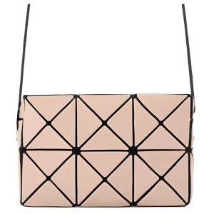 ISSEY MIYAKE Cuboid Vinyl Chloride Base Fabric With Polyester плечевая сумка, кроссбоди женская бежевая