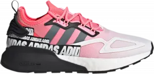 Кроссовки Adidas Wmns ZX 2K Boost 'Wordmark Heel Stripe - Semi Solar Red', красный