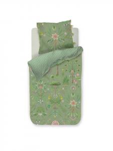 Постельное белье Bamboleo зеленого цвета PiP Studio, 135x200 см (80x80 см)