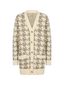 Вязаный кардиган Soyaconcept Ine 2, бежевый/кремовый