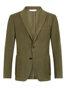 Однобортный блейзер Boglioli, зеленый