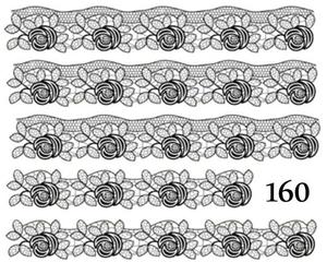 Водные наклейки для ногтей - №160, inna