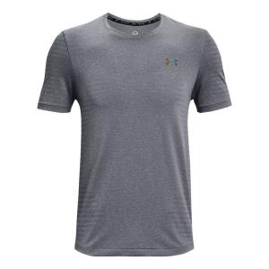 Футболка rush seamless t-shirt 'grey' Under Armour, серый