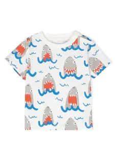 Футболка с принтом Stella McCartney Kids, белый